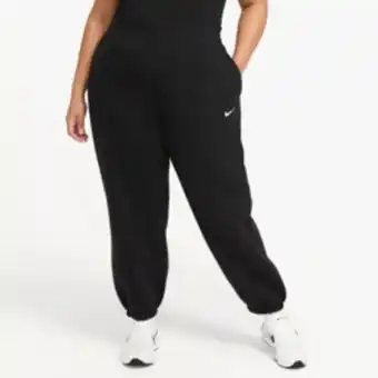 Sportscene Nike women's nsw black/white pants (plus size) offer