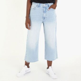 light wash straight leg jeans 
