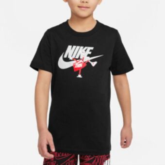 Sportscene Nike boys nsw black t-shirt offer