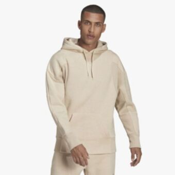Totalsports Men's adidas botanically dyed oatmeal hoodie offer