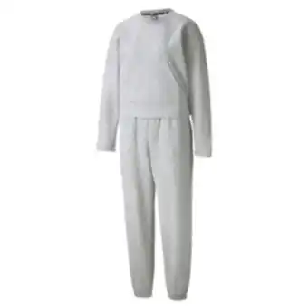 Totalsports Women's puma loungewear grey heather tracksuit offer