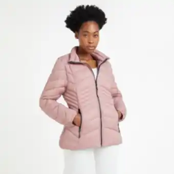 Women s ts aftersport lightweight pink puffer jacket offer at Totalsports