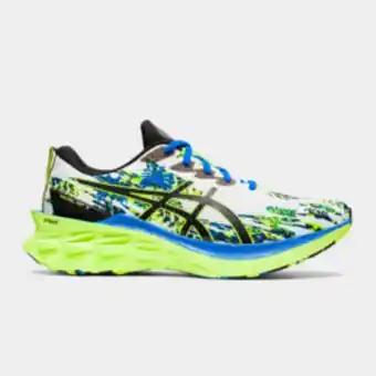 Totalsports Men's asics novablast 2 white/black/green shoe offer