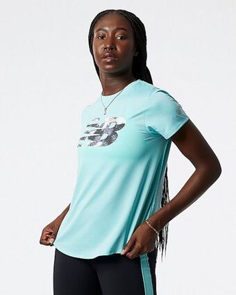 Cape Union Mart New balance women's accelerate printed t-shirt offer