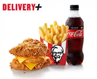 KFC Colonel double down reg meal offer