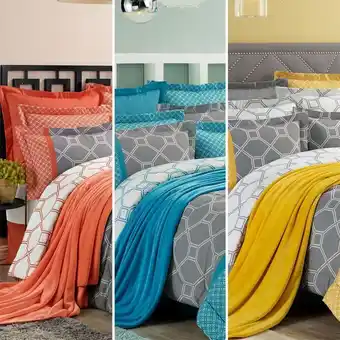HomeChoice Sasha 39pc lined comforter set offer