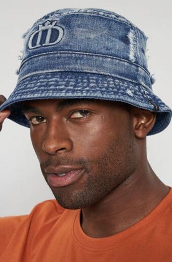 Kangol grey bremuda bucket hat offer at 