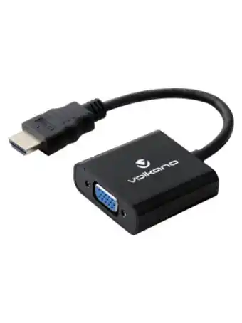 House & Home Volkano annex series hdmi male 2 vga female contr vk-20045-bk offer