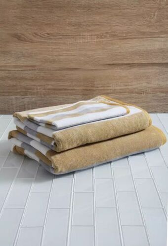Sheet Street Velour striped face cloth offer