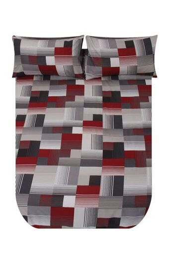 Sheet Street 6 piece polyester duvet cover set offer