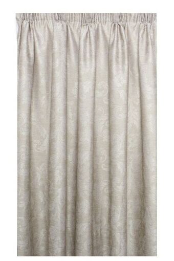 Sheet Street Jacquard taped lined curtain l218xw230cm offer