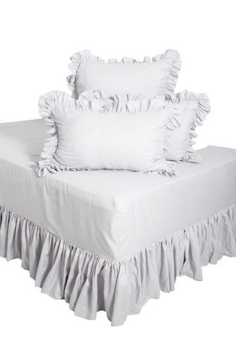 Sheet Street 5 piece polyester easyfit frill sheet set offer
