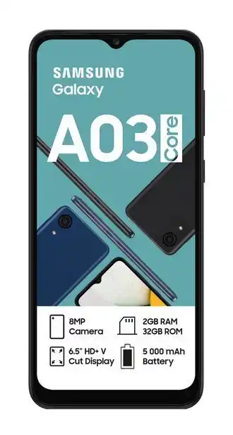 Russells Samsung galaxy a03 core dual sim black offer