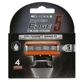Clicks Power edge 5 refill offer