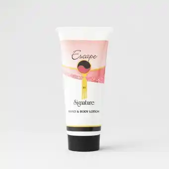 Signature Cosmetics Escape hand and body lotion offer