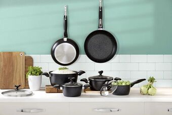 Rachel 10-piece granite cookware set