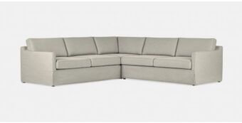 Krista slipcover corner couch