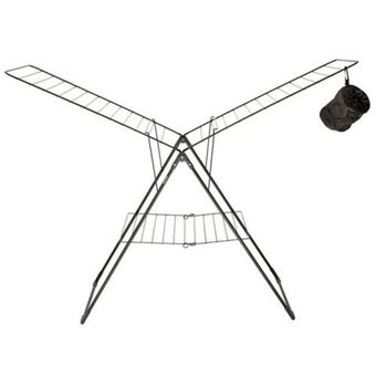 Drying rack with peg bag