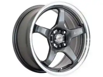 Autostyle 15″ a-line wolf 4/100 gunmetal machine lip alloy wheels offer