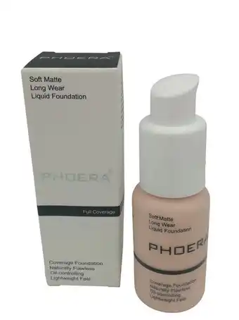 Phoera soft matte full coverage liquid foundation