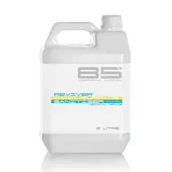 Reviver hand sanitiser 85% alcohol content - 5 litre