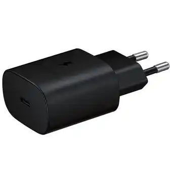 Takealot Samsung original usb-c fast wall charger 25w without cable - black offer