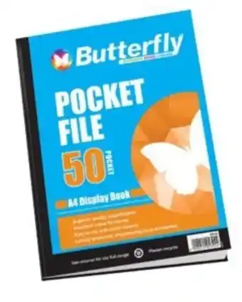 CNA Butterfly pocket file a4 50 page offer