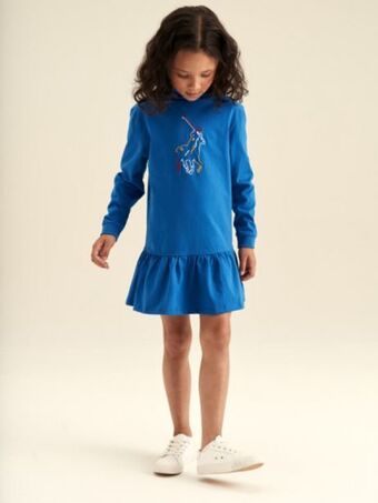 Polo Embroidered hooded dress offer