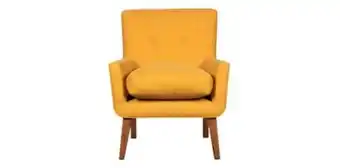 Rochester Leia chair in fabric, mustard offer