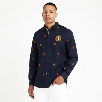 Fls oxford badged shirt