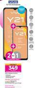 Game 2 x Vivo Y21 4G Smartphone-On 1GB Red Top Up Core More Data + On Promo 70 (36 Months) offer