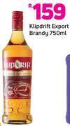 Game Klipdrift Export Brandy- 750ml offer