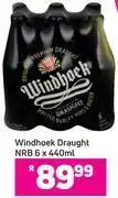 Game Windhoek Draught NRB-6 x 440ml offer