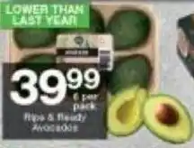 Checkers Avocados 6 per pack offer