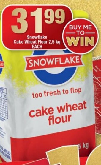 OK Foods Snowflake Cake Wheat Flour 2,5kg offer