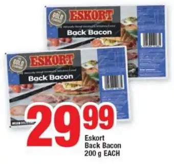 OK Foods Eskort Back Bacon 200g offer