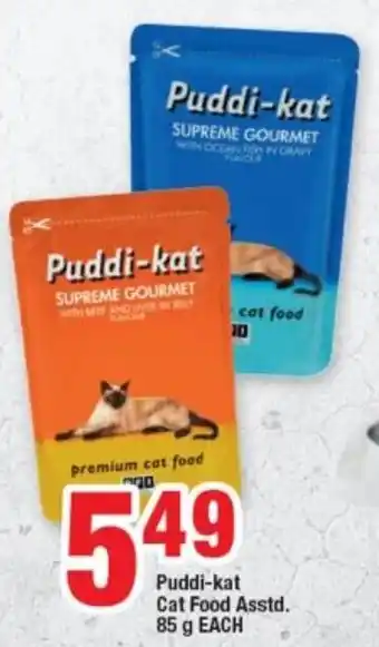 OK Foods Puddi-kat Cat Food Assorted 85g offer