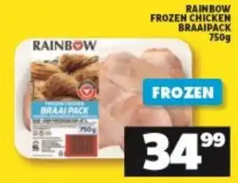 Rainbow Frozen Chicken Braai Pack 750g
