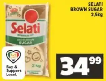 FoodWorld Selati Brown Sugar 2,5kg offer