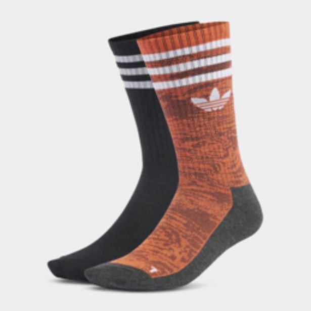 Adidas originals 2pack black/red socks offer at Sportscene