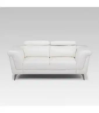 Laurence 2 seater couch - white