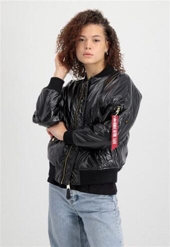 Alpha ma-1 os metallic flight jacket