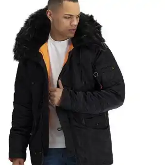 Alpha n3bvf-59 hooded jacket
