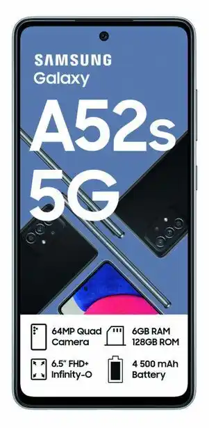 Vodacom Samsung galaxy a52s 5g + samsung smart tag - red 3gb 600min offer
