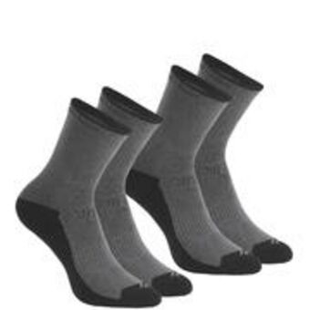 Decathlon High walking socks 2 pairs - grey offer