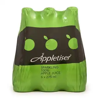 Woolworths Appletiser 100 % sparkling apple juice 6 x 275 ml offer