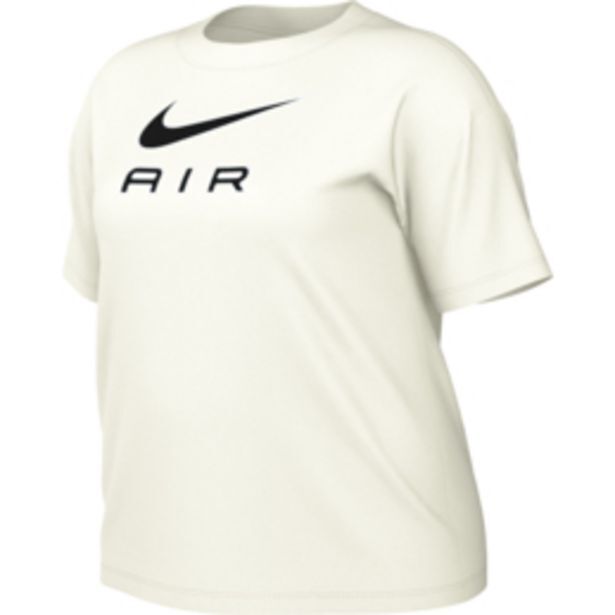 Women's nike air plus size sportwear white tee offer at Totalsports