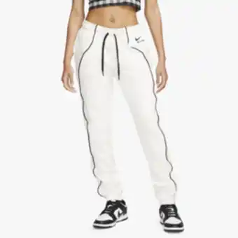 Totalsports Women's nike air mid-rise fleece cream jogger offer