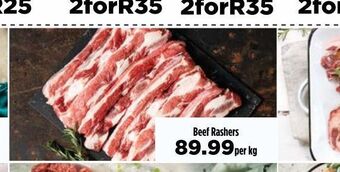 Food Lover's Market Beef rashers offer
