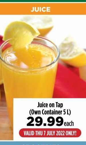 Food Lover's Market Fruit juice offer